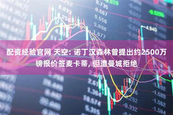 配资经验官网 天空: 诺丁汉森林曾提出约2500万镑报价签麦卡蒂, 但遭曼城拒绝